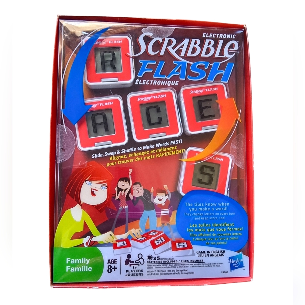 Electronic Scrabble Flash Hasbro English Edition